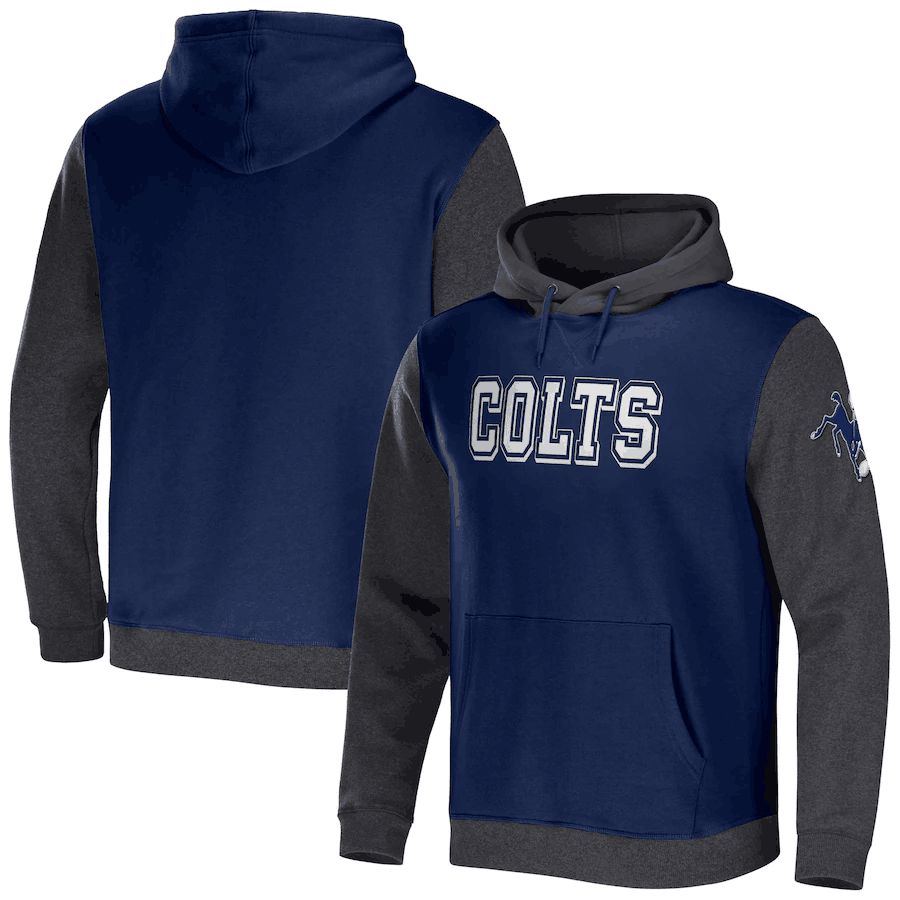 Men 2023 NFL Indianapolis Colts blue Sweatshirt style 3